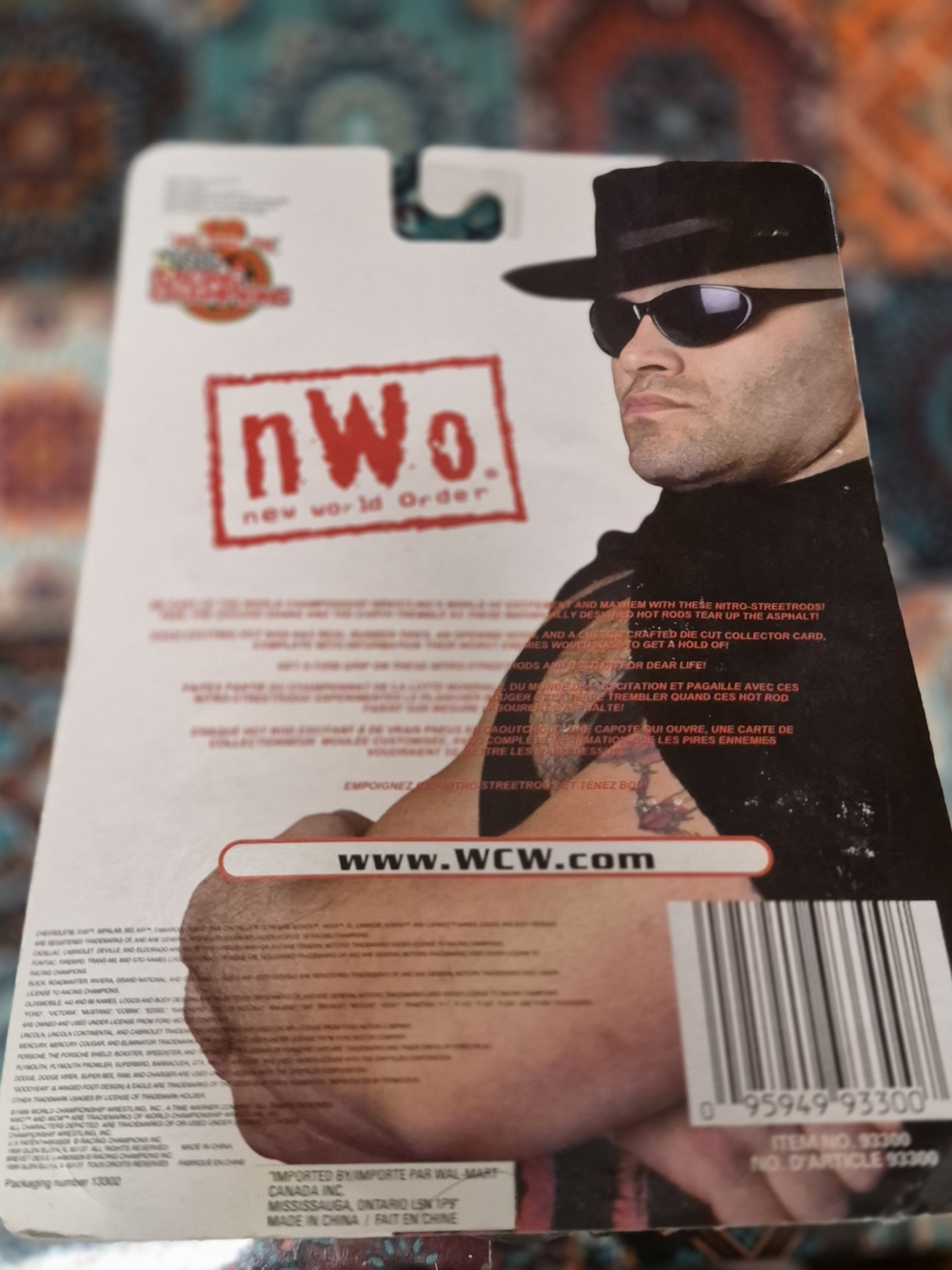 nWo (New World Order) Black & Red Logo Cap - Official WCW Merchandise